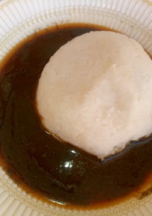 A picture of Tuwo miyar kadi mai daddawa.