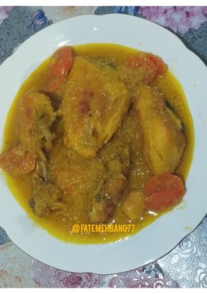 عکسی از دستور مرغ پرتقالی