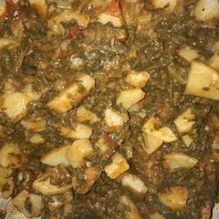 Palak Aloo A picture of Palak Aloo.