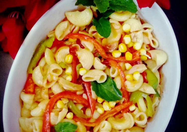 Roast Pepper Maccroni Salad