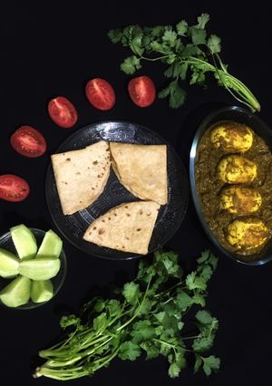 A picture of Egg Hara Masala.