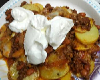 Update, Making Recipe Loaded Potato Nachos Yummy