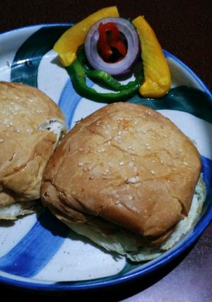 A picture of Low calorie burger.