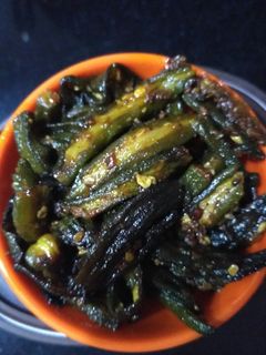 A picture of Lady finger veg.