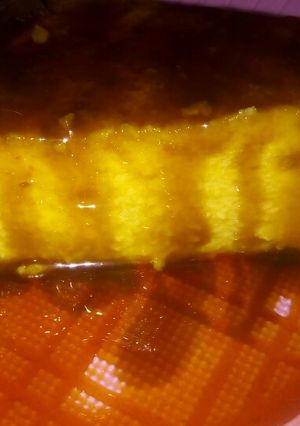 Una foto de Flan budín con vainillas