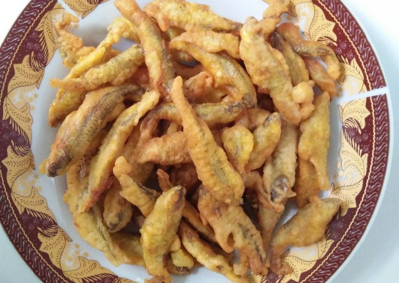 Ikan Saluang goreng tepung