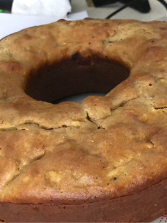 Una foto de Mi tarta semi integral de manzana. Rica y sana!!!