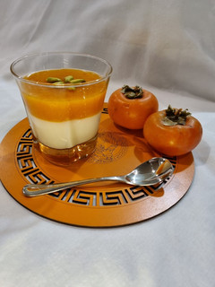 عکسی از دستور پودینگ با سس خرمالو