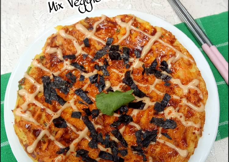 Cara Gampang Menyiapkan Okonomiyaki Mix Veggie 3in1 yang Lezat