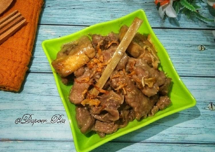 Resep Terik Daging Khas Solo, Menggugah Selera