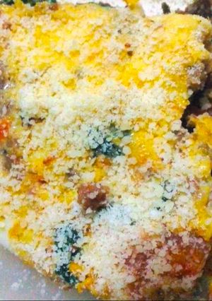 A picture of Beef and Spinach Frittata LCHF : Keto.