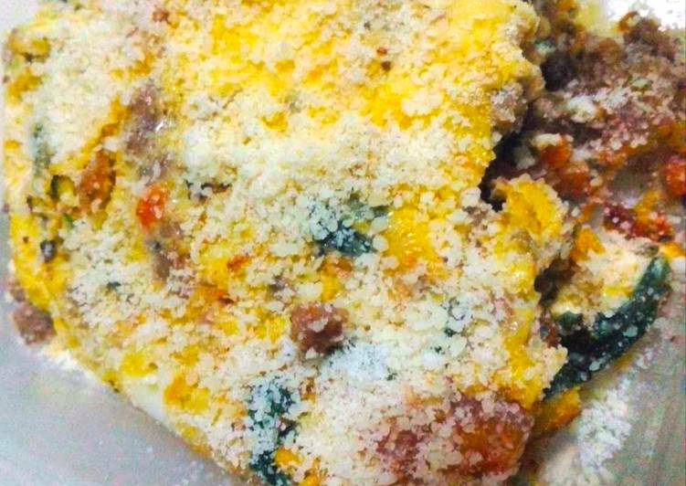 Recipe of Appetizing Beef and Spinach Frittata LCHF : Keto