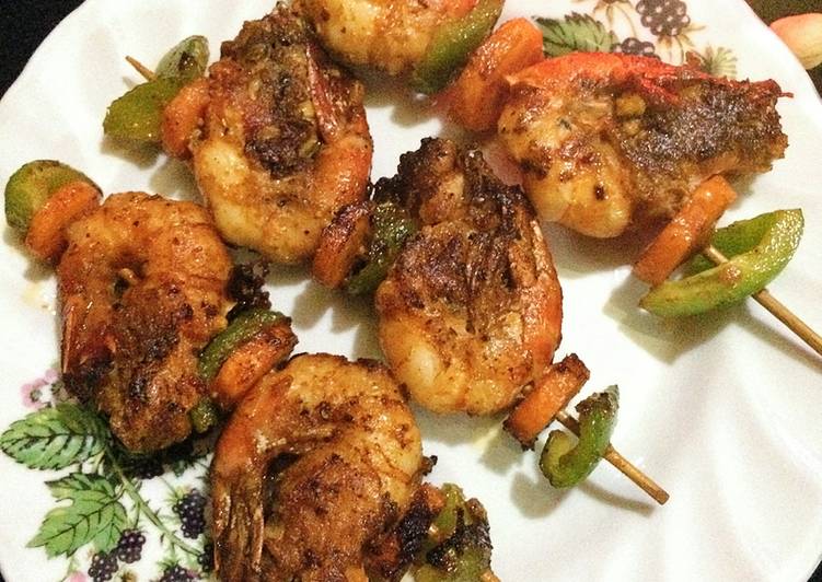 Recipe of Any-night-of-the-week Prawn Shashlik