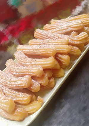 Foto resep Churros Simple & Garing (1 Telur)