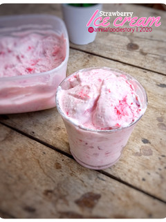 Foto resep Strawberry Ice Cream