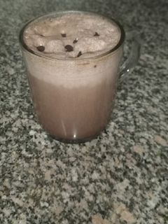 صورة لوصفة كاكاو باللبن بالفوم