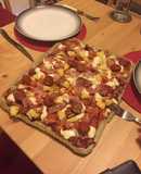 Cauliflower base pizza!