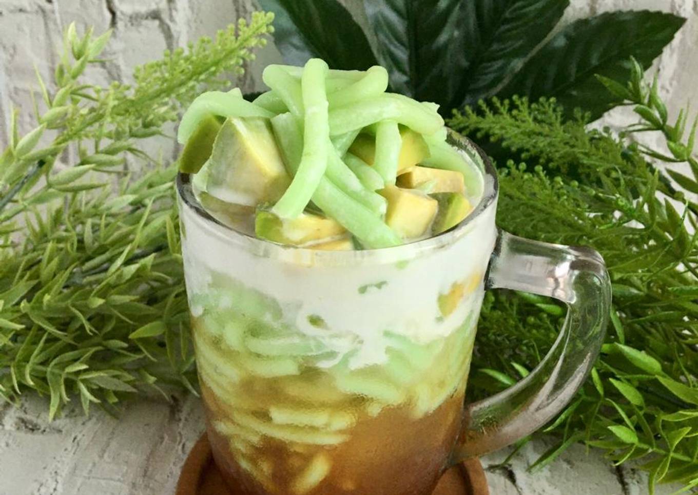 Cendol Tepung Beras rasa Pandan