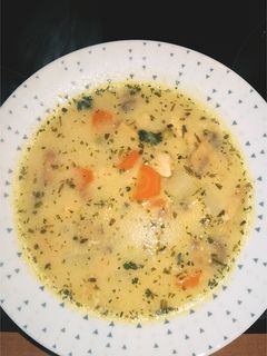 Tárkonyos csirkeraguleves gazdagon #mitfőzzekmamagunknak recept fotója