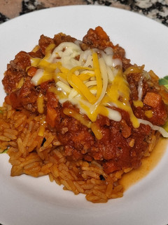 Una foto de Arroz a la boloñesa