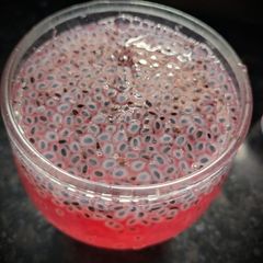 A picture of Rose Sabja Lemonade.