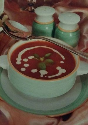 صورة لوصفة شوربة البندورة