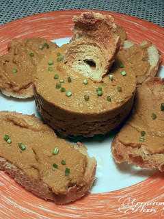 Una foto de Paté de pimientos berenjenas, tomates y manzanas asadas