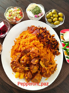 عکسی از دستور چکدرمه ترکمنی