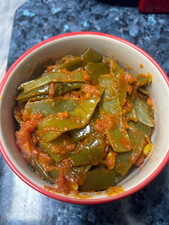 Una foto de Judías verdes con tomate en Thermomix 6