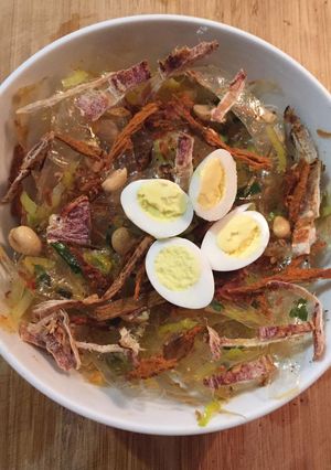Hình của món Bánh tráng trộn.
