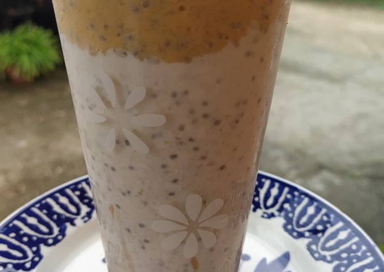 Recetta di Fatto in casa super veloce Overnigh oats zucca e burro di arachidi 😋