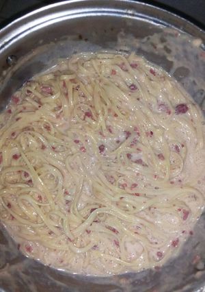 Foto resep Spaghetti carbonara ala ala