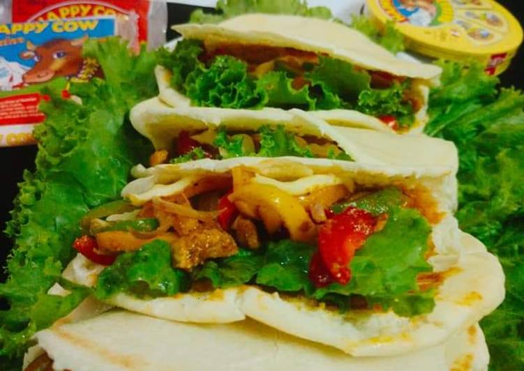 How to Prepare Ultimate Chiken_cheese_fajita  #In_Pitta_pocket