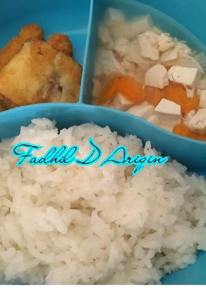 Foto resep Sayur Bening plus nuget ala Mama Didi (MPASI 15 bulan)