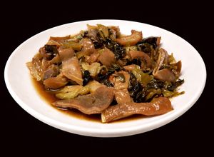 Hình của món SP.0143 - Phá Lấu Xào Cải Chua.