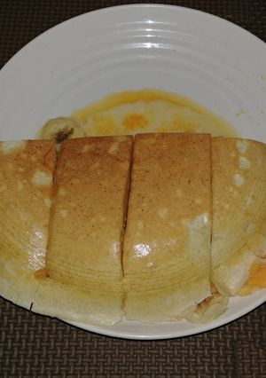 Foto resep Martabak Manis Pisang Keju Teflon