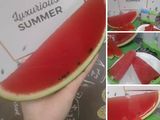 Kem dưa hấu với thạch dưa hấu siêu đơn giản
