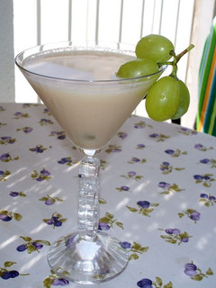Una foto de Ajo blanco de almendras