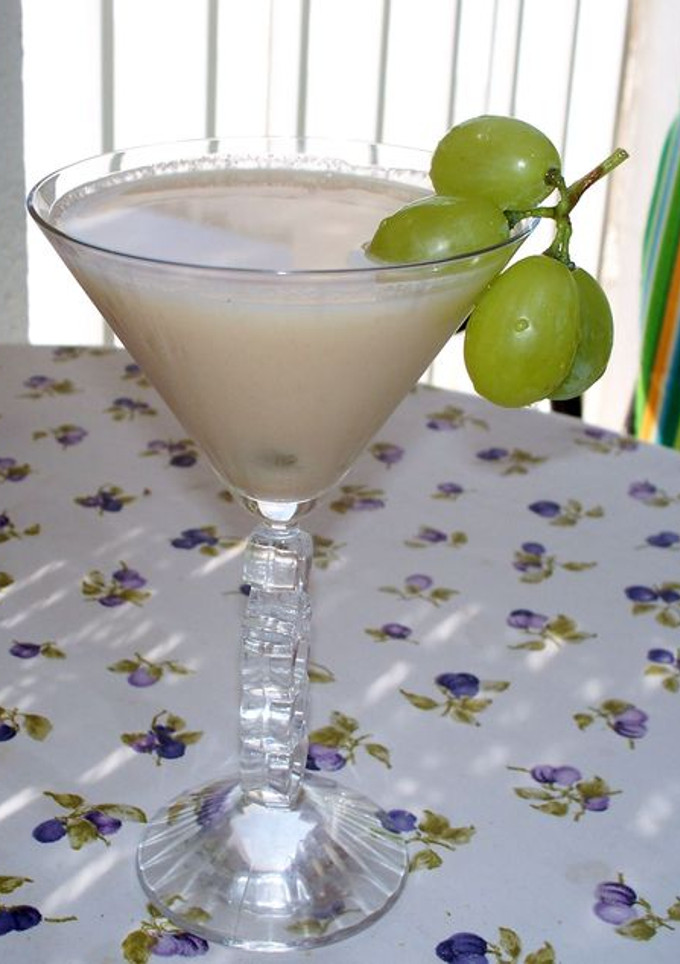 Una foto de Ajo blanco de almendras