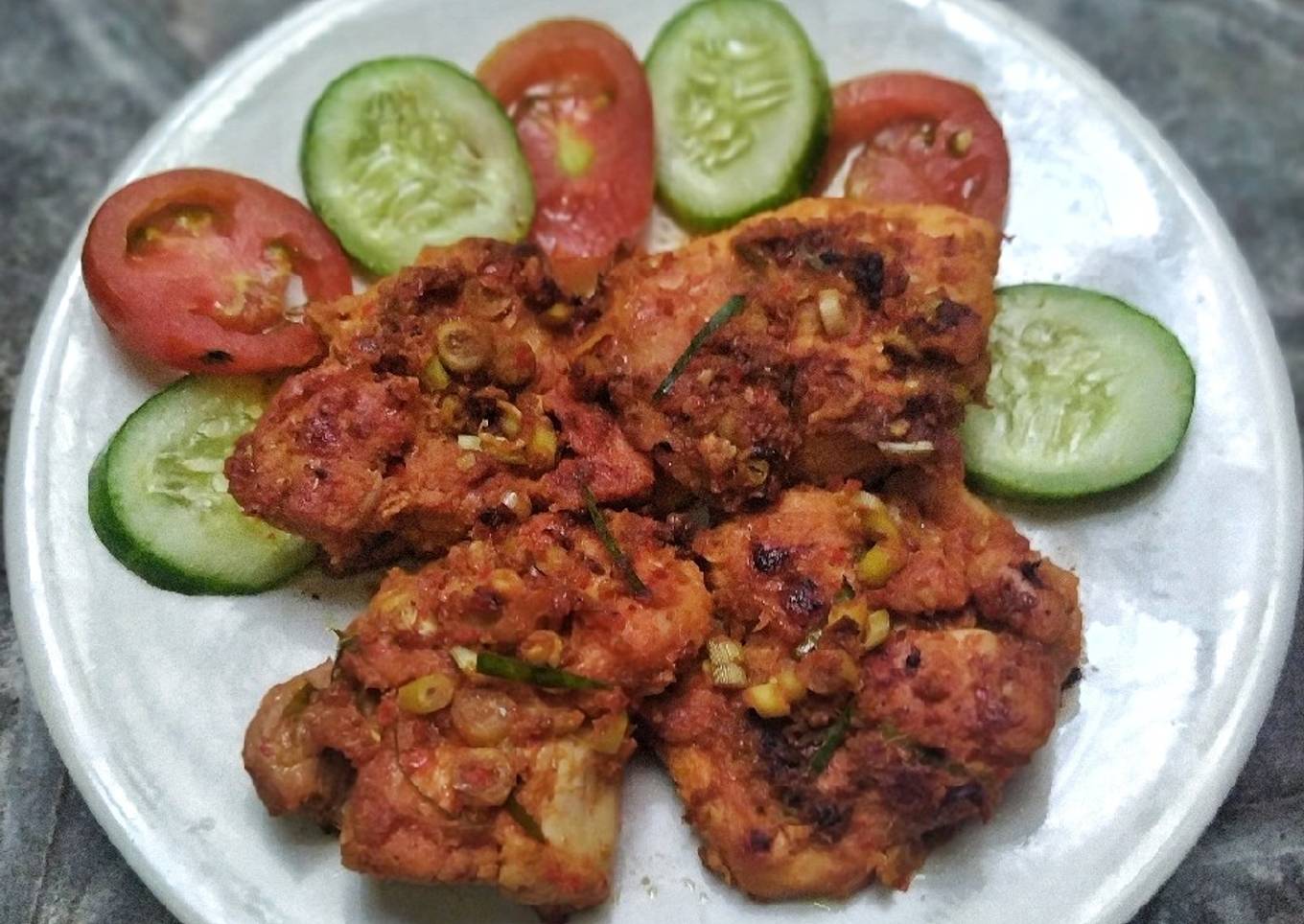 Ayam Panggang Sambal Sereh Daun Jeruk