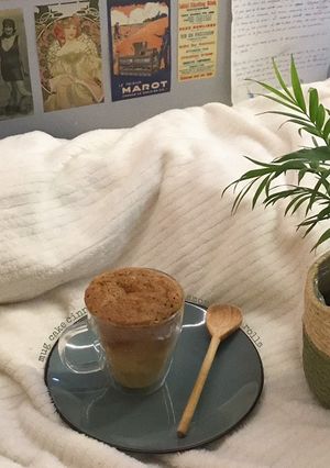 Une photo de Mug cake cinnamon rolls