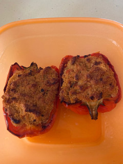Kuszkusszal töltött kalifornia paprika recept fotója