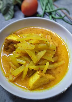 Foto resep Sayur labu tahu pedas