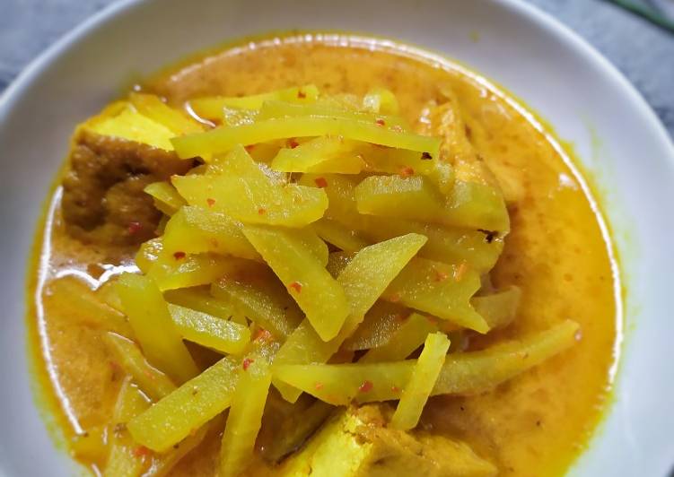 Resep Sayur labu tahu pedas Anti Gagal