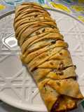 Strudel con cuori di carciofi e patate