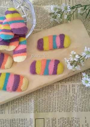 Foto resep Lidah Kucing Rainbow