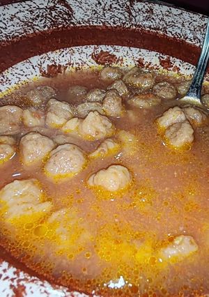 Una foto de Sopa torteada o Sopa de Pan