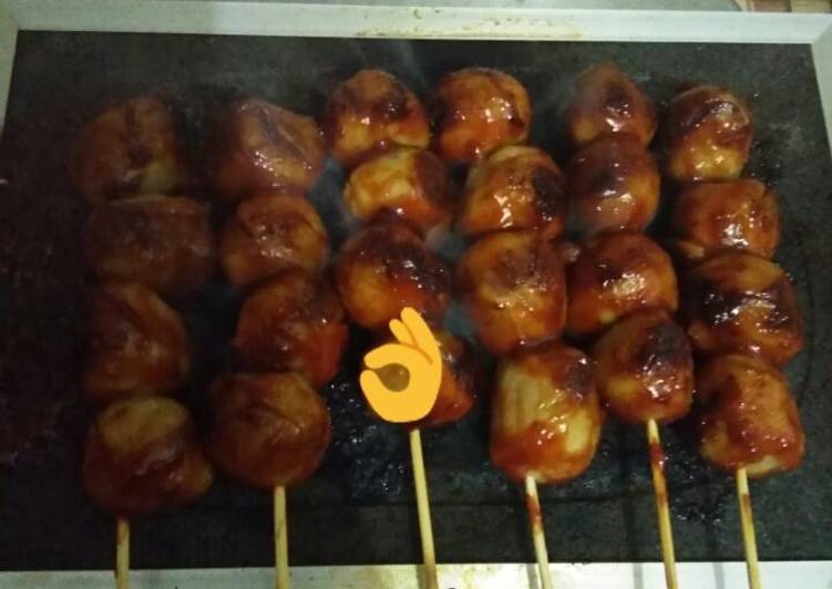 Bakso bakar mudah enak