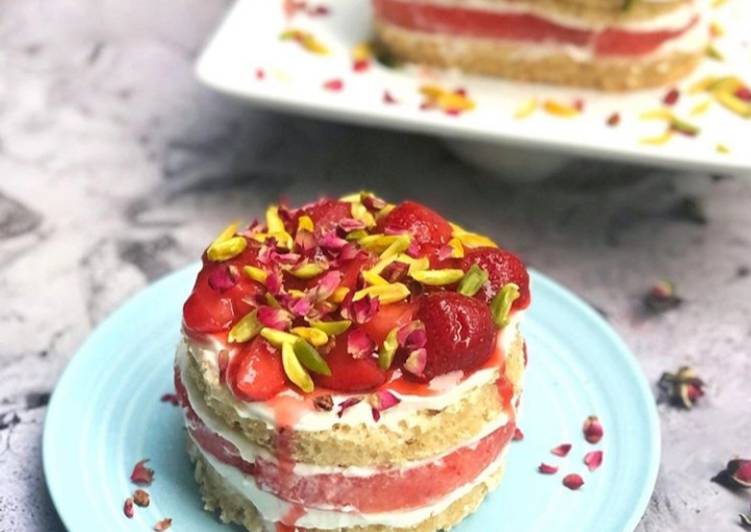 Strawberry Watermelon Cake