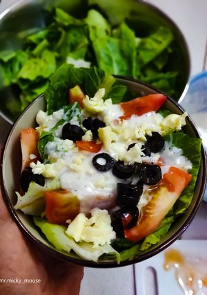 A picture of Caesar Salad.
